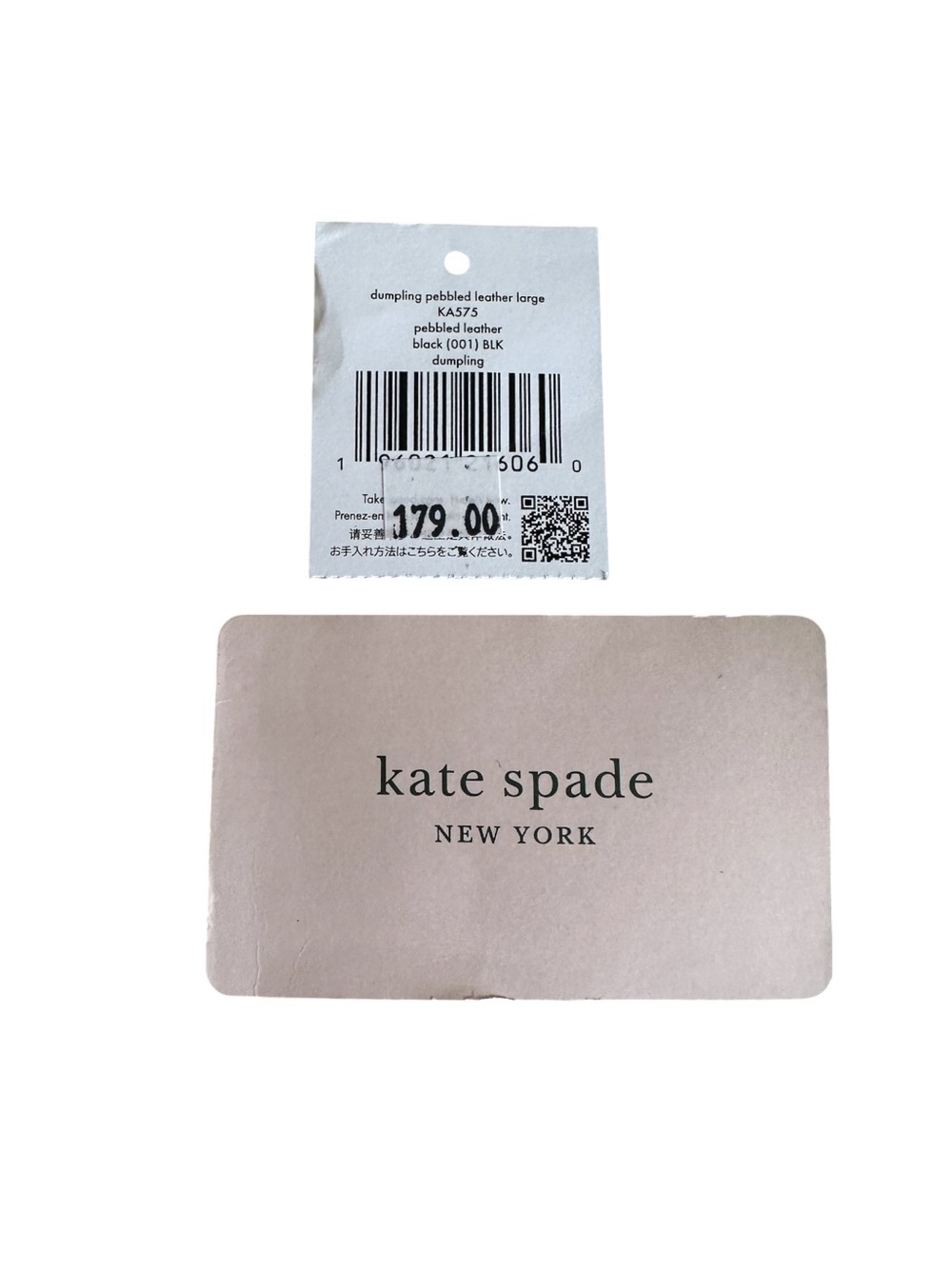 kate spade Black Large Pebbled Leather Wallet - Picture 7 of 10